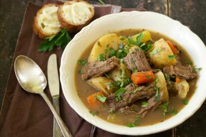 My grandmother's beef soup, recreated