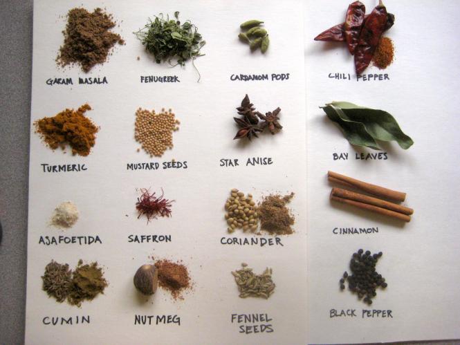 Selection of Indian Spices