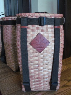 Amish made backpack basket