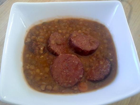 "Coot"-echino with lentils