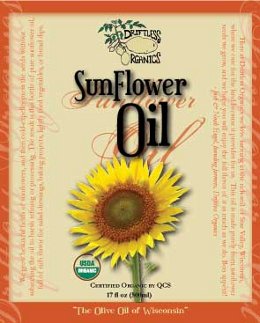 Driftless Organics Sunflower Oil Label