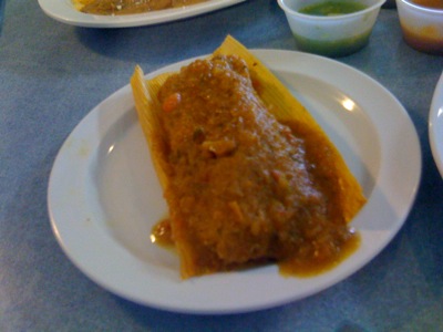 A smothered tamale