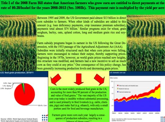 Teaser View of Our Corn Subsidy Traceout