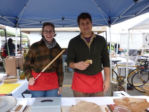 Lefse masters, Nathan Matter and Alyson Sweet